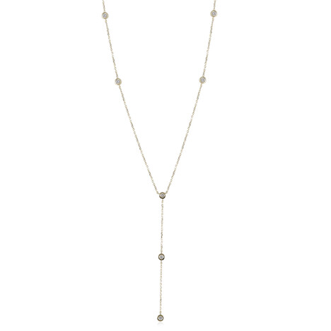 Gouden halsketting met loepzuivere (G) diamanten