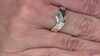 Zilveren ring met een groene amethist (Pallanova)
