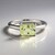 Anello in argento con Kunzite Canarino