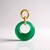 Ciondolo in argento con Onice Verde