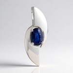 Ciondolo in argento con Cianite del Nepal (Pallanova)
