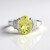 Anello in argento con Quarzo Limone