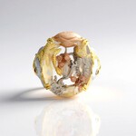 Anello in argento con Quarzo Bianco (Gems en Vogue)
