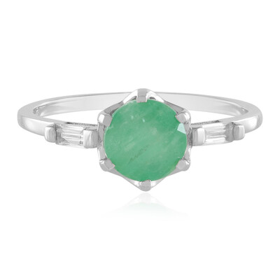 Bague en or et Emeraude du Brésil