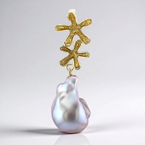 Ciondolo in argento con Perla di Acqua Dolce (TPC)