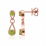 9K Capelinha Sphene Gold Earrings