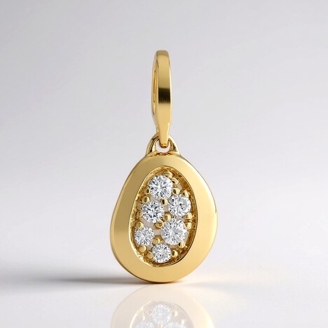 Ciondolo in oro con Diamante SI1 (G) (Annette)