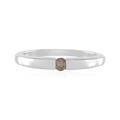 Bague en argent et Diamant champagne I2
