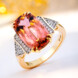 18K Congo Neon Tourmaline Gold Ring (D'vyere)