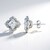 Orecchini in argento con Zircone (Adela Silber)