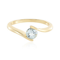 Bague en or et Aigue-marine