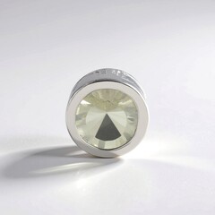 Ciondolo in argento con Ametista Verde