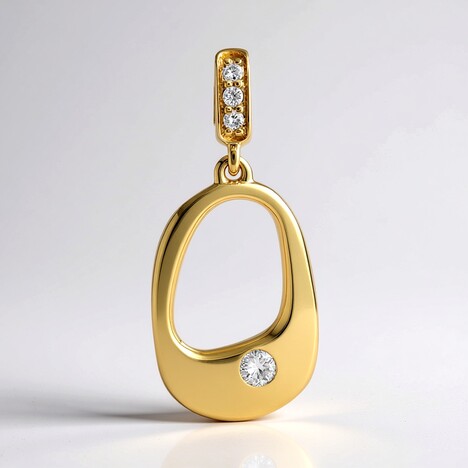 Ciondolo in oro con Diamante SI1 (G) (Annette)