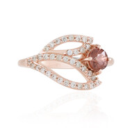 Pinkfarbener Zirkon-Silberring (Adela Silber)