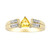 Anillo en oro con Heliodoro