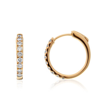 Orecchini in oro con Diamante I1 (H) (CIRARI)