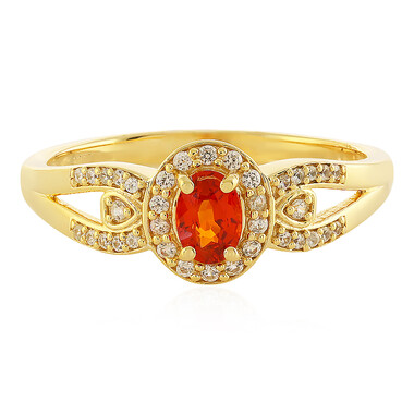 Anello in argento con Rubino Tramonto