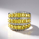 Anello in oro con Diamante Giallo SI2 (CIRARI)