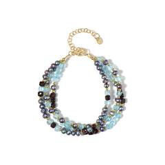 Edelstein-Silberarmband