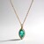 Collier en or et Emeraude de Zambie AAA