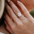 Anillo en plata con Morganita de Marropino