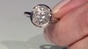 Anillo en plata con Goshenita