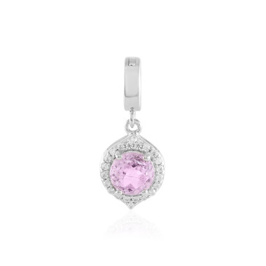 Ciondolo in argento con Kunzite Brasiliana