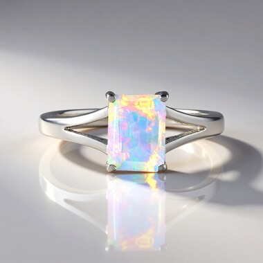Welo-Opal-Silberring