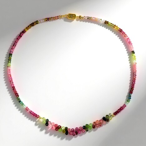 Collana in argento con Tormalina (Adela Silber)