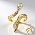 Anello in argento con Diamante SI1 (G) (Annette)