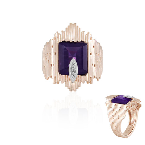 Sambia-Amethyst-Silberring
