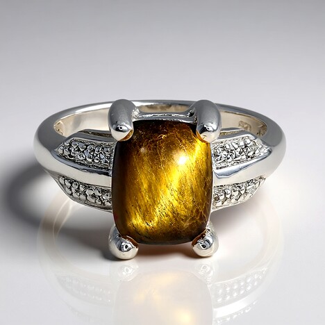 Anello in argento con Occhio di Tigre