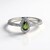 Anello in argento con Zircone Ceylon Verde
