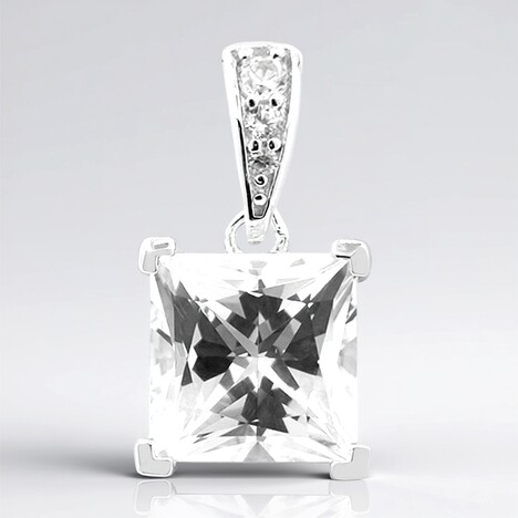 Pendentif en argent et Danburite