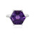 Sibirischer Amethyst-Silberring