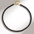Collana in argento con Spinello Nero