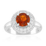 Madeira Citrine Silver Ring (de Melo Essence)