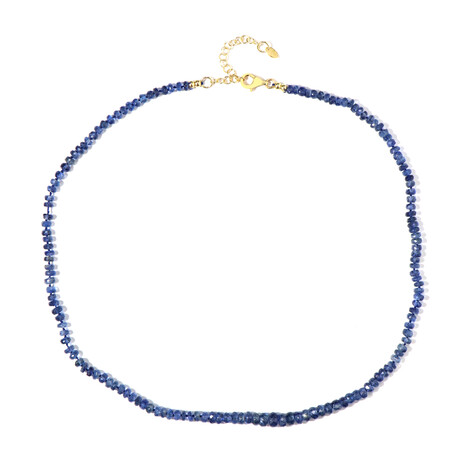 Nepal Kyanite Silver Necklace (Adela Silber)