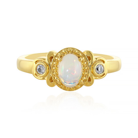 Anello in argento con Opale di Welo