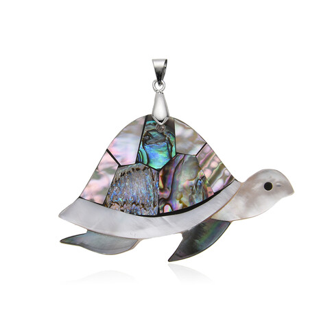 Ciondolo in argento con Conchiglia Abalone