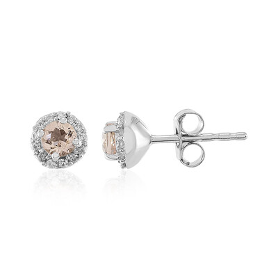 Orecchini in argento con Morganite