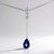 Collana in oro con Zaffiro Ceylon Blu