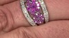 Zilveren ring met een rhodliet