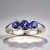 Anello in argento con Tanzanite (Pallanova)