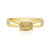 Zilveren ring met een Gele Zirkoon (Adela Silber)