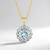 Collana in argento con Acquamarina Brasiliana