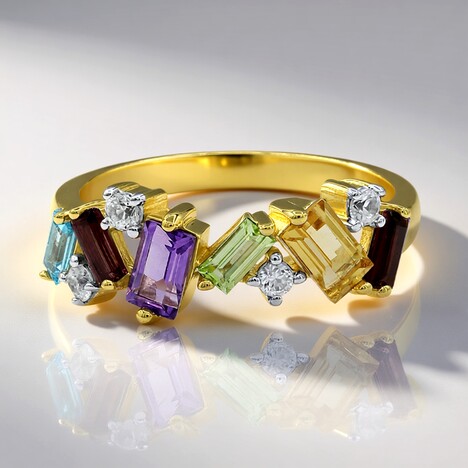 Anello in argento con Ametista