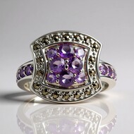 Amethyst-Silberring (Annette classic)