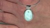 Colgante en plata con Larimar (MONOSONO COLLECTION)