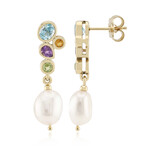 Pendientes en plata con Perla blanca Freshwater (TPC)